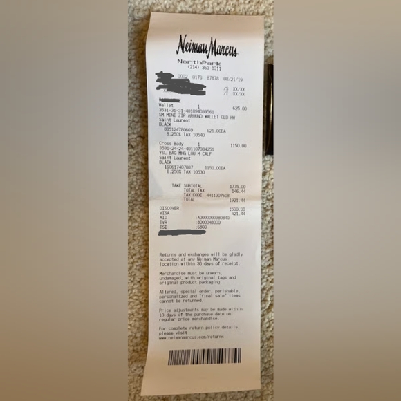 Saint Laurent Cassandre Matelasse compact zip around wallet - Picture 12 of 12